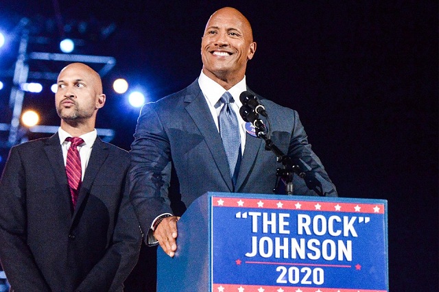 Vanity Fair / Getty Images He looks pretty good up on the podium!